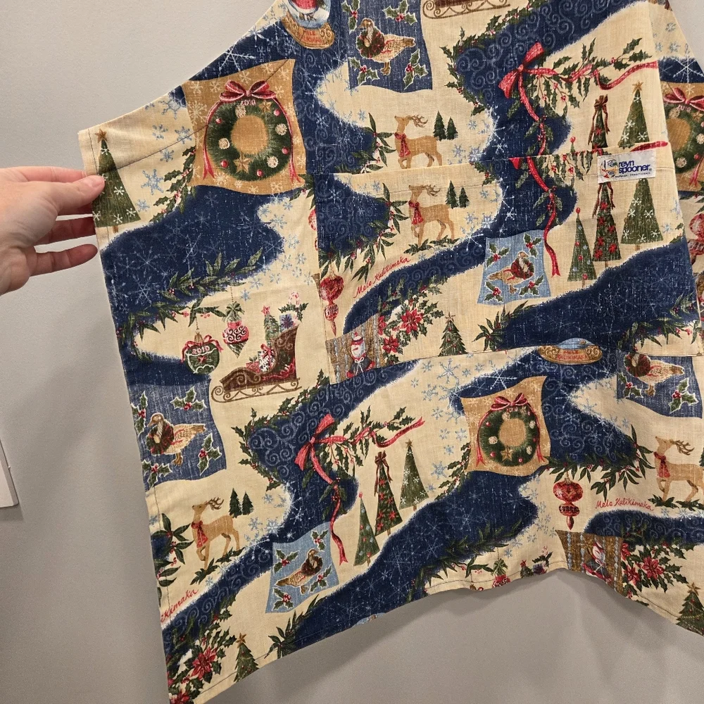 Reyn Spooner 2010 Apron Mele Kalikimaka Christmas